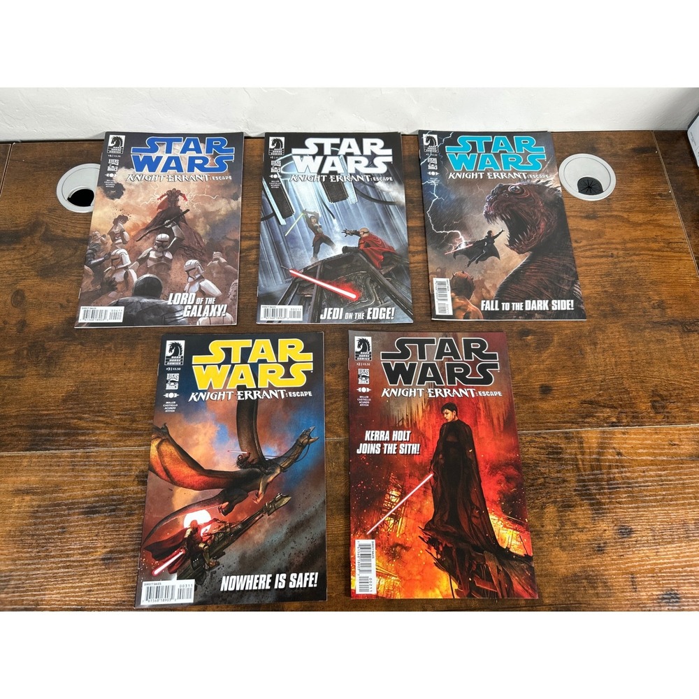 Star Wars Knight Errant Escape #1-5 Dark Horse Comics Set‎ Kerra Holt Sith 2012